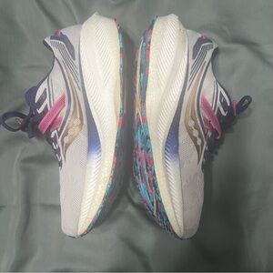 Saucony Women's Athletic Shoes in Pink, Blue, and White